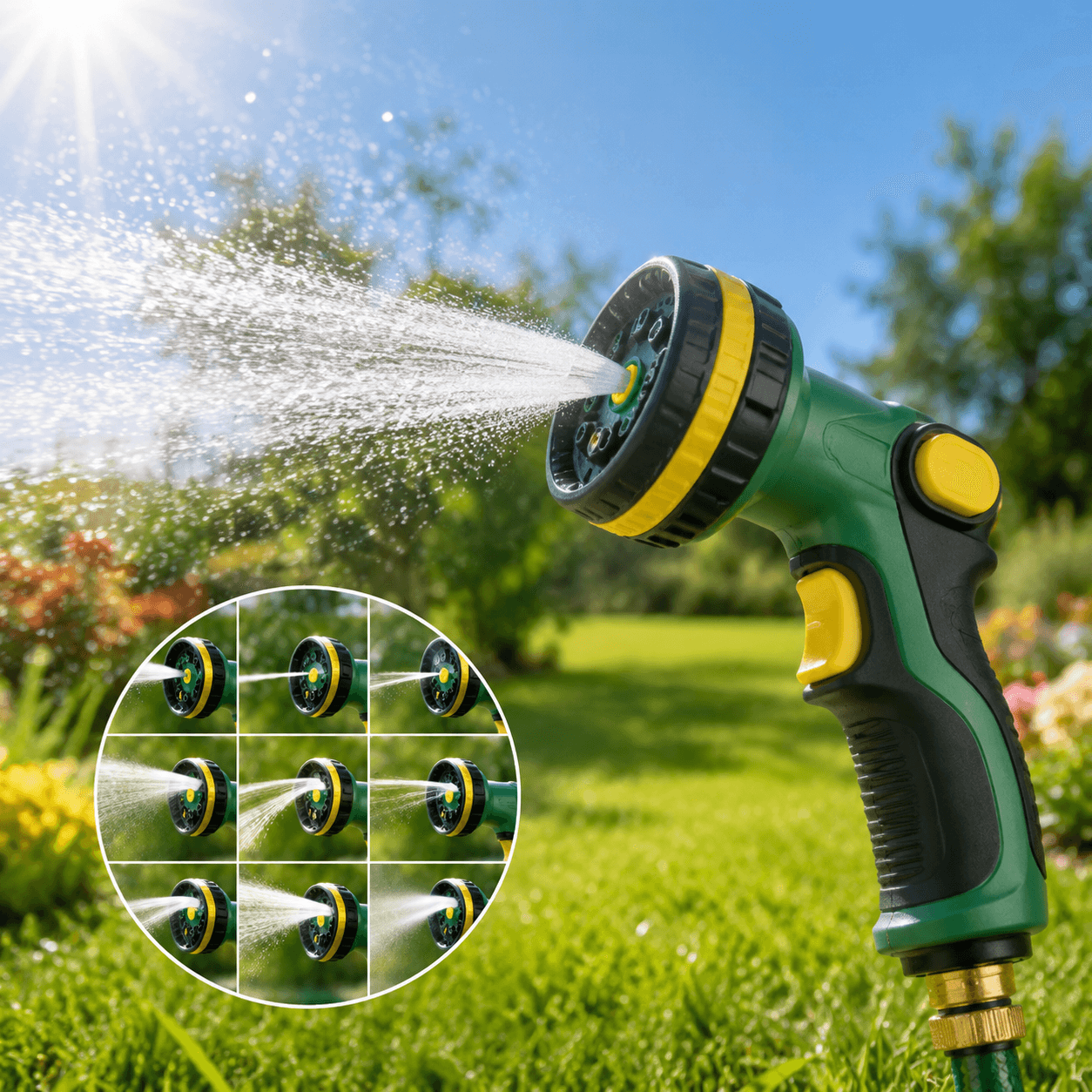 Hose Nozzle 9-Pattern