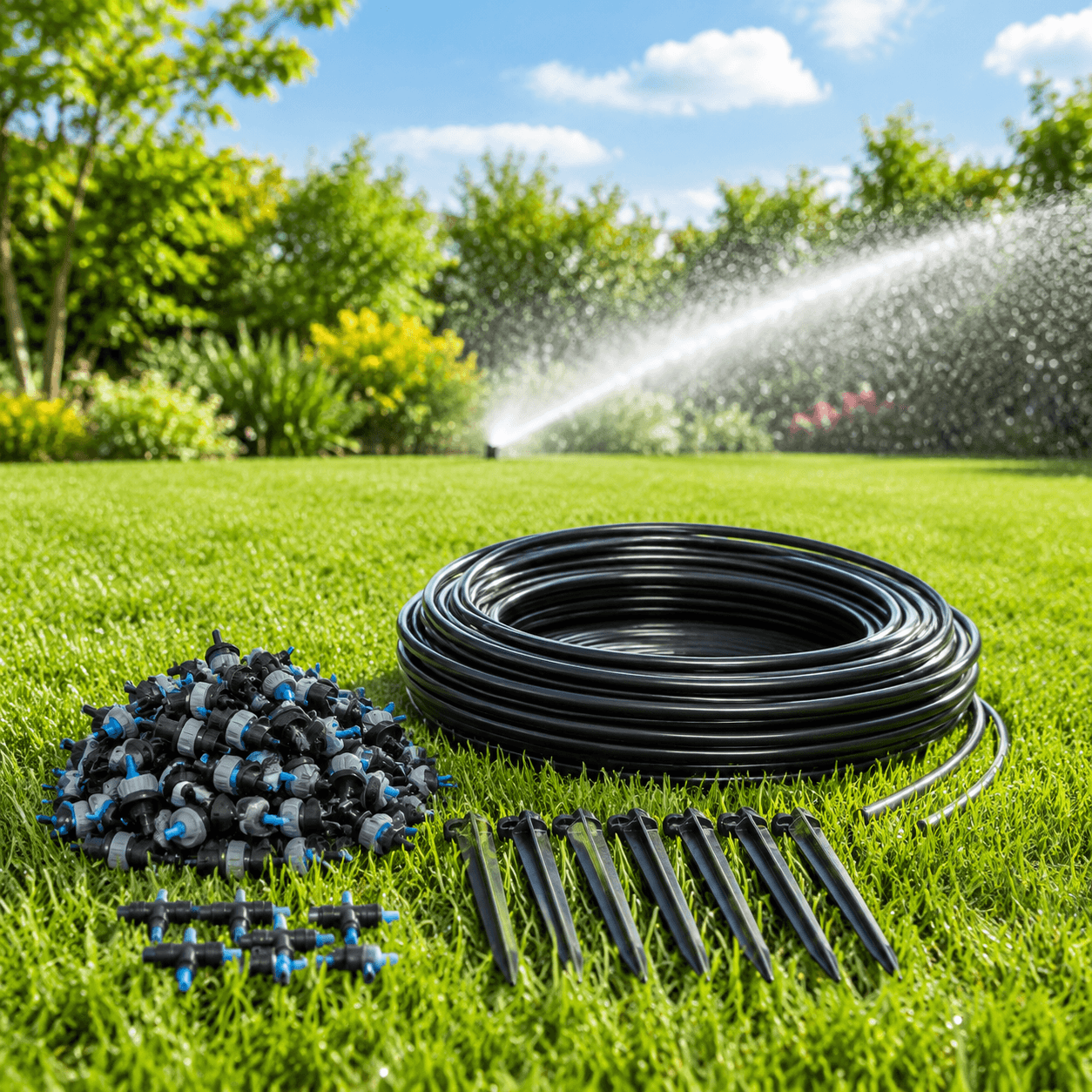 Drip Emitter & Tubing Set